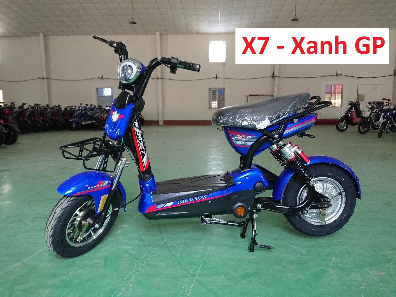 Xe đạp điện MiChi X7 - Xanh GP