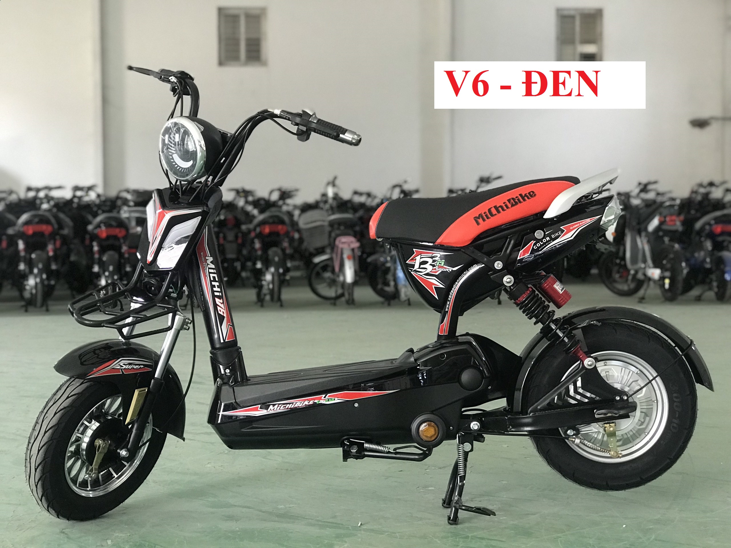 Xe đạp điện MiChi V6 - Đen